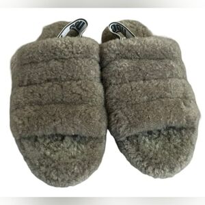 UGG Wmns Fluff Yeah Slides 'Gray' Size 8 Used Great